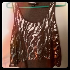 Zebra pattern tank